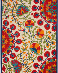 Aloha ALH20 Red/Multi Area Rug