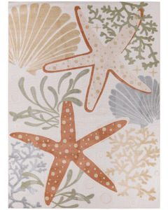 Aloha ALH24 Ivory Multicolor Area Rug