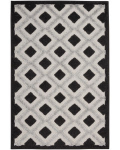 Aloha ALH26 Black White Area Rug