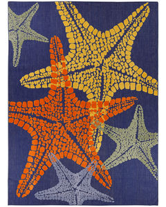 Aloha ALH28 Blue Multicolor Area Rug