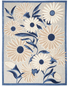 Aloha ALH33 Blue Grey Area Rug