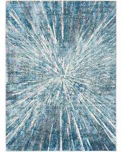 Ambiance AMI01 Blue Silver Area Rug