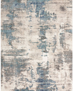 American Manor AMR04 Ivory Blue Area Rug