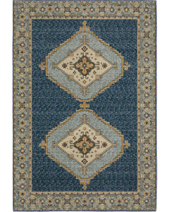 Andorra 2430a Blue/Gold Area Rug