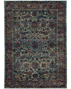 Andorra 6846b Blue/Purple Area Rug