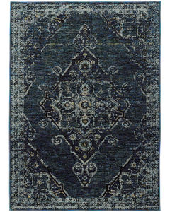 Andorra 7135f Blue Area Rug