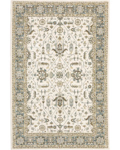Andorra 9537p Ivory/Blue Area Rug