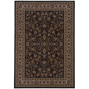 Ariana 213k Black/Ivory Area Rug