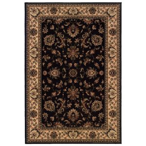 Ariana 311k Black/Ivory Area Rug