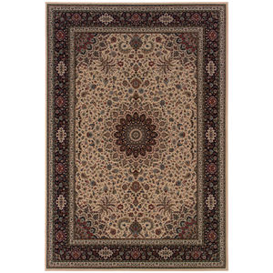 Ariana 95i Ivory/Black Area Rug
