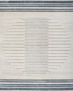 Astra Machine Washable ASW04 Ivory Blue Rug