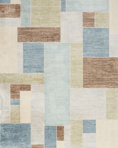 Astra Machine Washable ASW09 Blue Green Rug