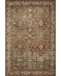 Banks BAN-04 Brick/Ivory Area Rug