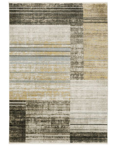 Bauer 90n Beige/Charcoal Area Rug