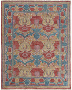 Beall 6633F Blue/Red/Yellow Rug