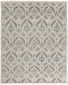 Beall 6711F Ivory/Gray/Blue Area Rug