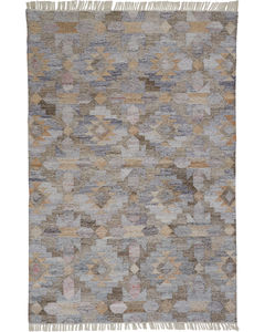 Beckett 0818F Taupe/Gray/Blue Rug