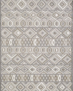 Calla 6925 Grey Aztec Area Rug