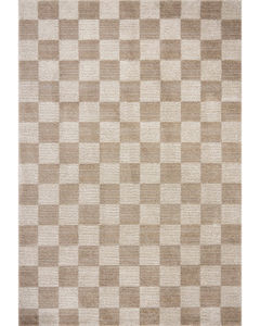 Calvin CLV-01 Pebble/Ivory Area Rug