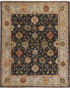 Carrington 6500F Black/Gold/Gray Area Rug