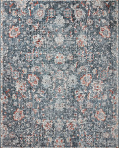 Cassandra CSN-04 Blue/Rust Area Rug