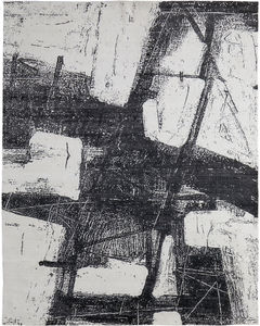 Coda 8927F Black/White Area Rug