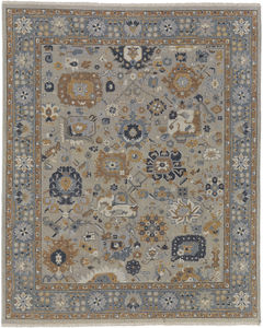 Corbitt 0612F Blue/Brown/Gray Rug