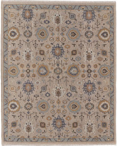 Corbitt 0613F Tan/Blue/Gold Area Rug