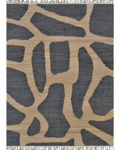 Cosmoros Karo Natural/Black Area Rug