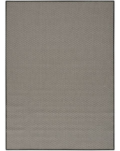 Courtyard COU01 Black White Area Rug