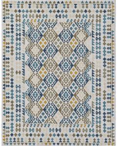 Dahlia 1402 Blue Mosaic Area Rug