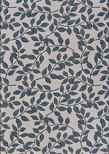 Dolce Summer Ivy Ivory Slate Blue Area Rug