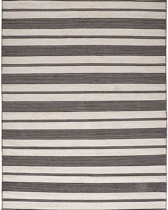 Duprine 0560F Black/White/Ivory Rug