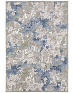 Easton 3313q Beige/Blue Area Rug