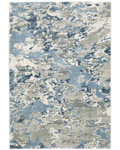Easton 3317e Grey/Blue Area Rug