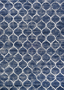 Easton Ogee Dusk Blue Area Rug