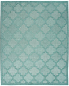Easy Care NES01 Aqua/Teal Area Rug