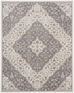 Elation ETN08 Ivory Grey Area Rug