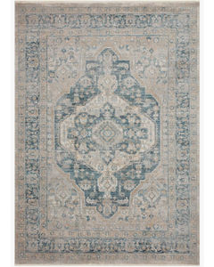 Elise ELI-01 Neutral/Blue Area Rug