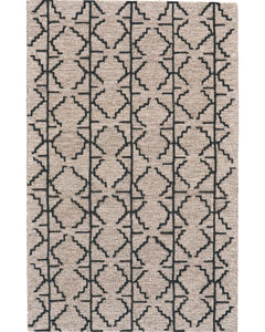 Enzo 8732F Black/Taupe/Gray Rug