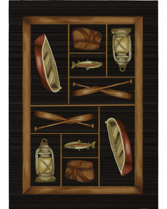 Excursion EX4 Black Area Rug