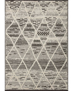 Fabian FAB-03 Charcoal/Ivory Area Rug