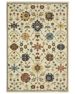 Francesca fr02m Ivory/Multi Area Rug