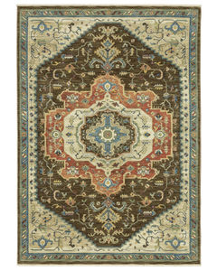 Francesca fr09m Brown/Multi Area Rug