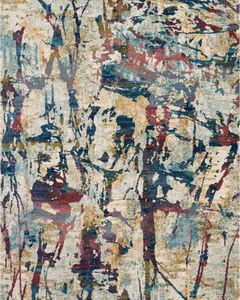 Fusion FSS10 Cream Multicolor Area Rug