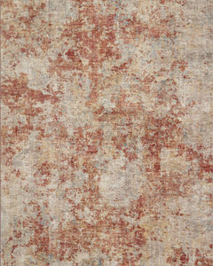 Gaia GAA-03 Taupe/Brick Area Rug