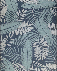 Garden Oasis GOA02 Navy Area Rug