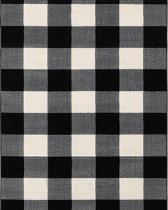 Georgia 678d Black/Ivory Area Rug