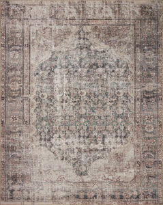 Georgie GER-08 Lagoon/Beige Area Rug