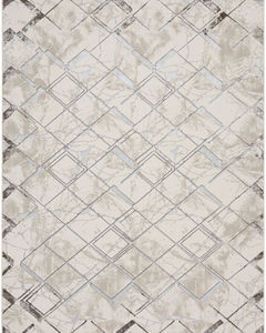 Glitz GLZ02 Ivory/Grey Area Rug